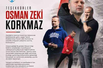 Vanspor, Osman Zeki Korkmaz ile yollarını ayırdı