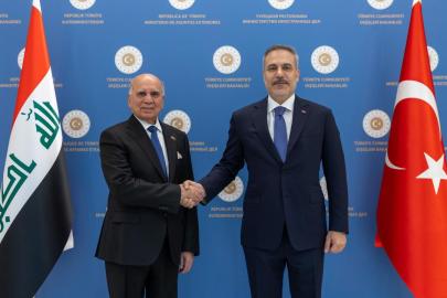 Dışişleri Bakanı Fidan, Iraklı mevkidaşı Hüseyin ile görüştü