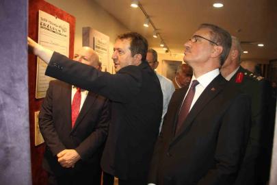 Erzurum Kongresi’nin 107’nci yılında yerel basın sergisi açıldı