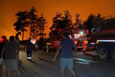 Fethiye’de orman yangını