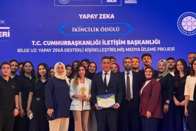 İletişim Başkanlığının yapay zekalı medya izleme projesi Bilge Uza ödül